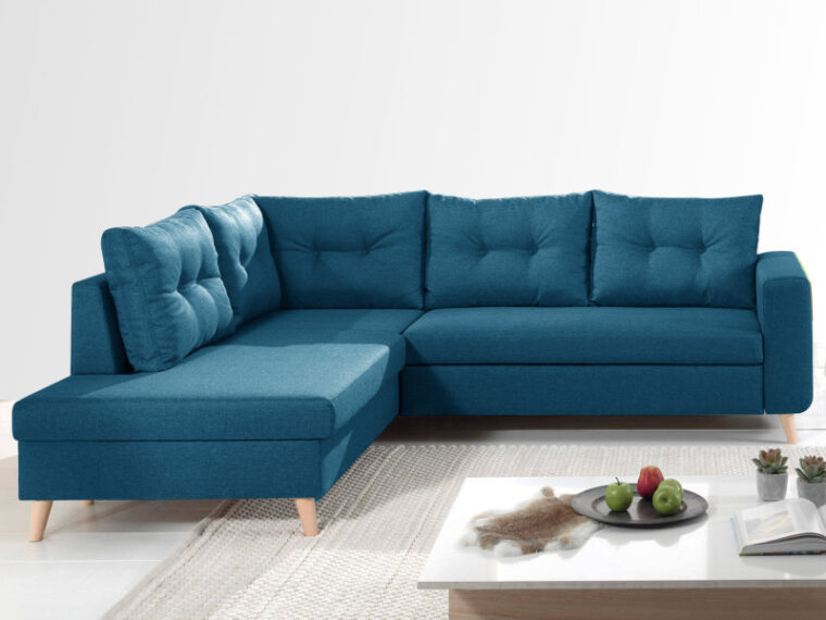 Canapé Angle Gauche Convertible &quot;nordic Canapé Scandinave D Angle Gauche L Convertible