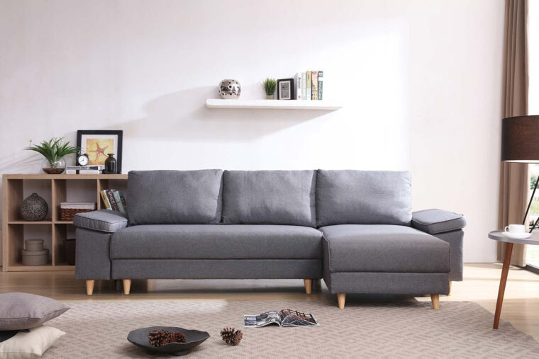 Canapé Angle Scandinave Convertible Canapé D Angle Convertible Scandinave 4 Personnes Brighton