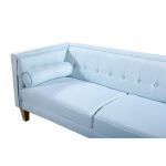 Canapé Bleu Ciel Canapé Fixe Confortable &amp; Design Au Meilleur Prix Canapé