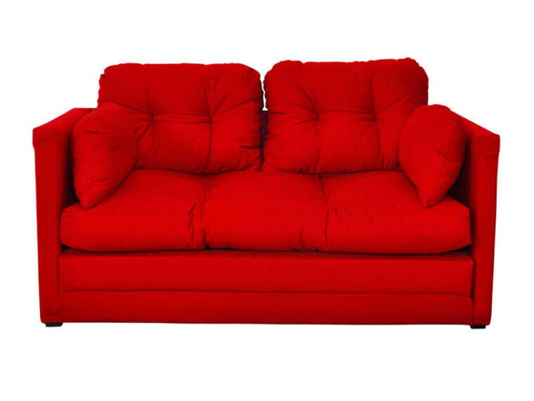 Canapé Conforama Convertible Canapé Convertible 2 Places Pillo Coloris Rouge Vente De