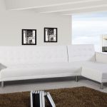 Canapé Cuir Blanc Convertible Canapé D Angle Design isis 5 Places Simili Cuir Blanc