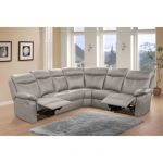 Canape Cuir but Canapé D Angle Relax 7 Places Cuir Gris Vyctoire L 275