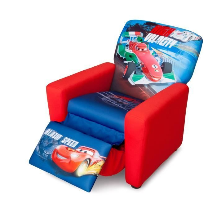 Canapé En Mousse Cars Fauteuil Enfant Inclinable En Bois Et Mousse Disney