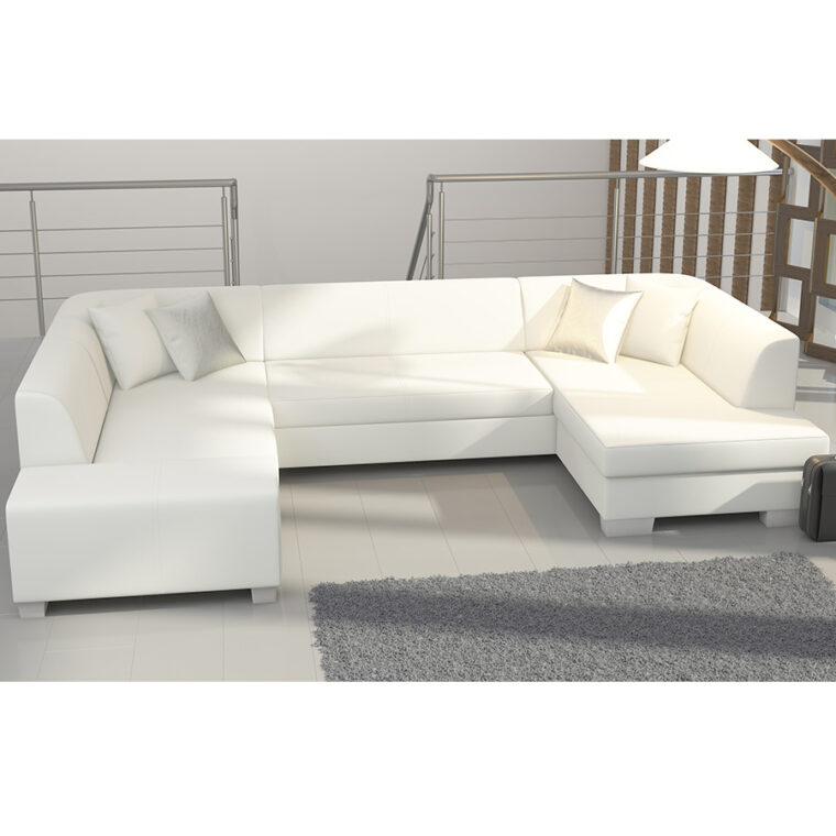 Canapé Panoramique Convertible Meuble De Salon Canapé Canape Canape D Angle Blanc Canapé Panoramique Convertible Meuble De Salon Canapé Canape Canape D Angle Blanc