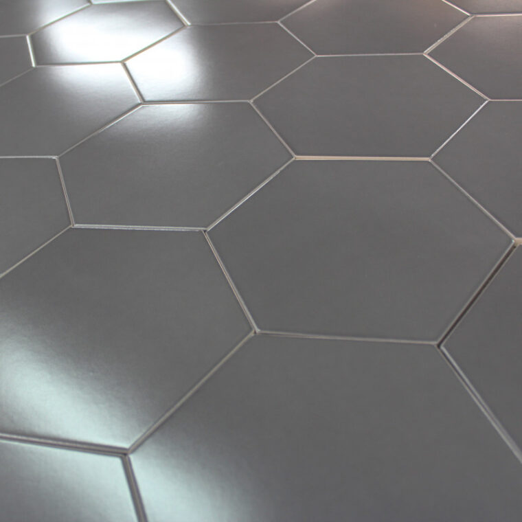 Carrelage sol Hexagonal Carrelage Hexagonal Gris Graphite sol Et Mur Parquet