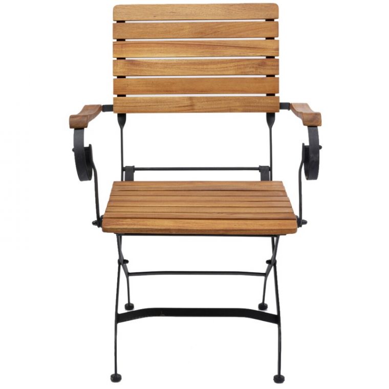 chaise de jardin pliante avec accoudoir