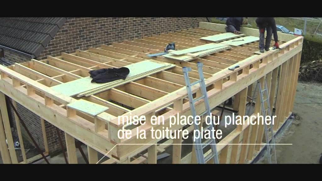 Construction Garage toit Plat Meunier Frères Construction D Une Extension D Habitation