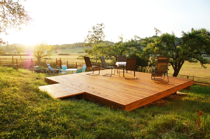 Construire Une Terrasse En Bois 1001 Conseils Et Design Pratiques Pour Construire Une