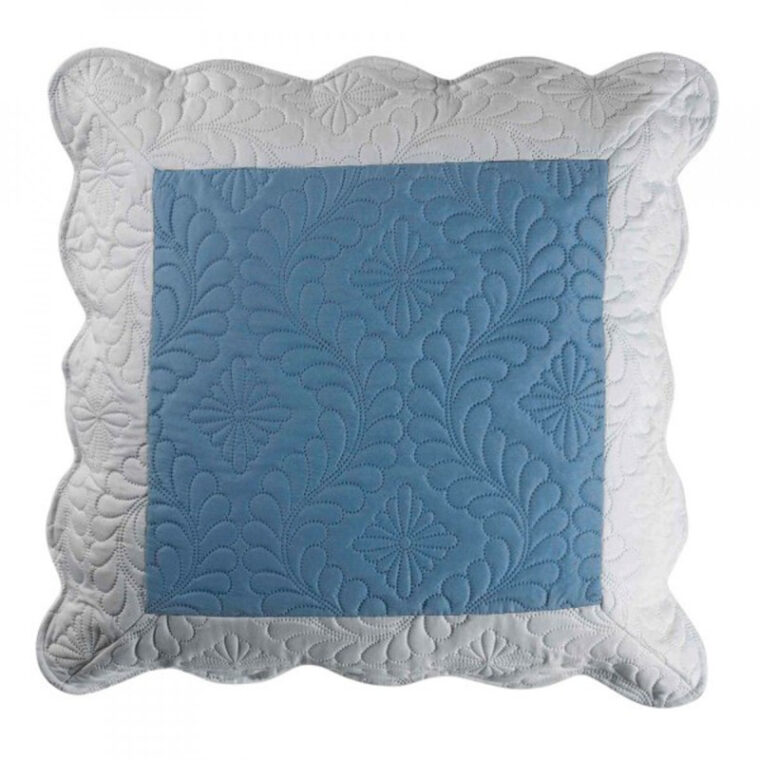 Coussin Bleu Gris Housse De Coussin "andrea" 60x60cm Bleu & Gris Coussin Bleu Gris Housse De Coussin "andrea" 60x60cm Bleu & Gris
