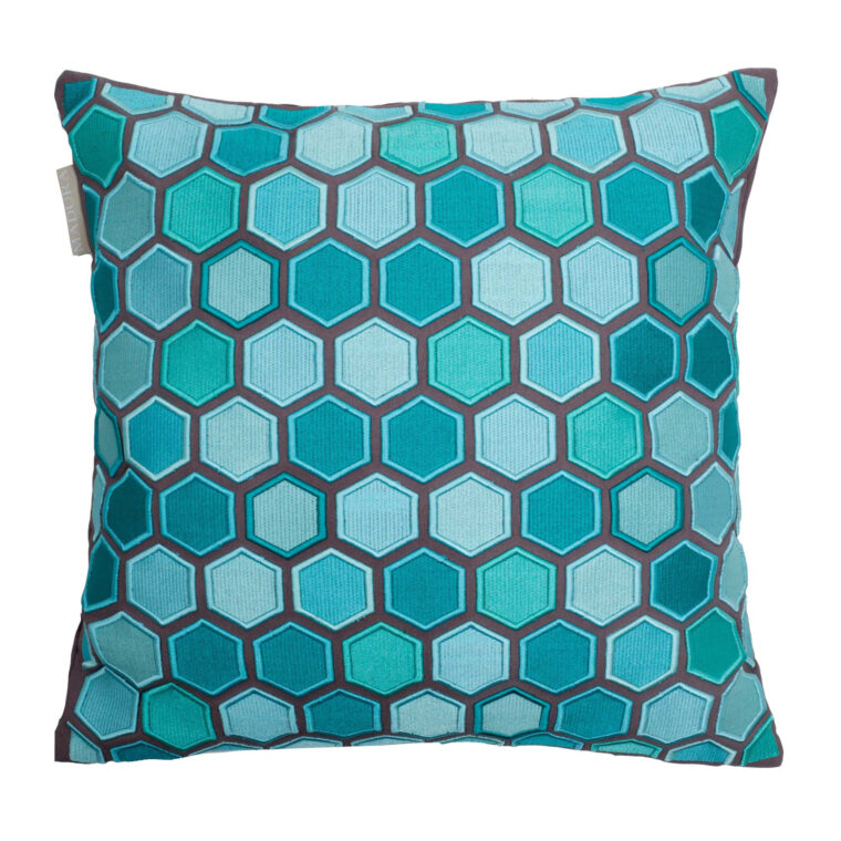 Coussin Bleu Turquoise Enveloppe De Coussin Honey Bleu Madura Coussin Bleu Turquoise Enveloppe De Coussin Honey Bleu Madura