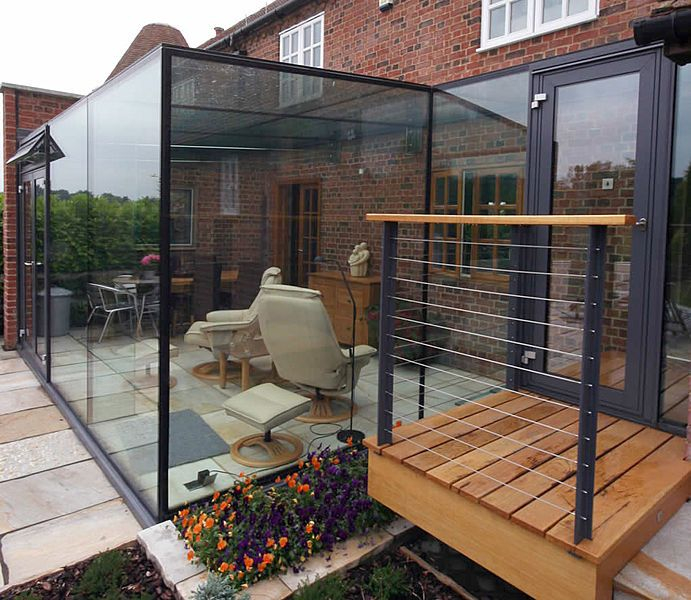 Couvrir Une Terrasse En Dur Veranda Tuttovetro Glass Box Cantifix Architectural