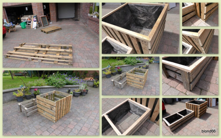 Créer Des Bacs De Jardin Avec Des Palettes Bricolage Créer Des Bacs De Jardin Avec Des Palettes Bricolage