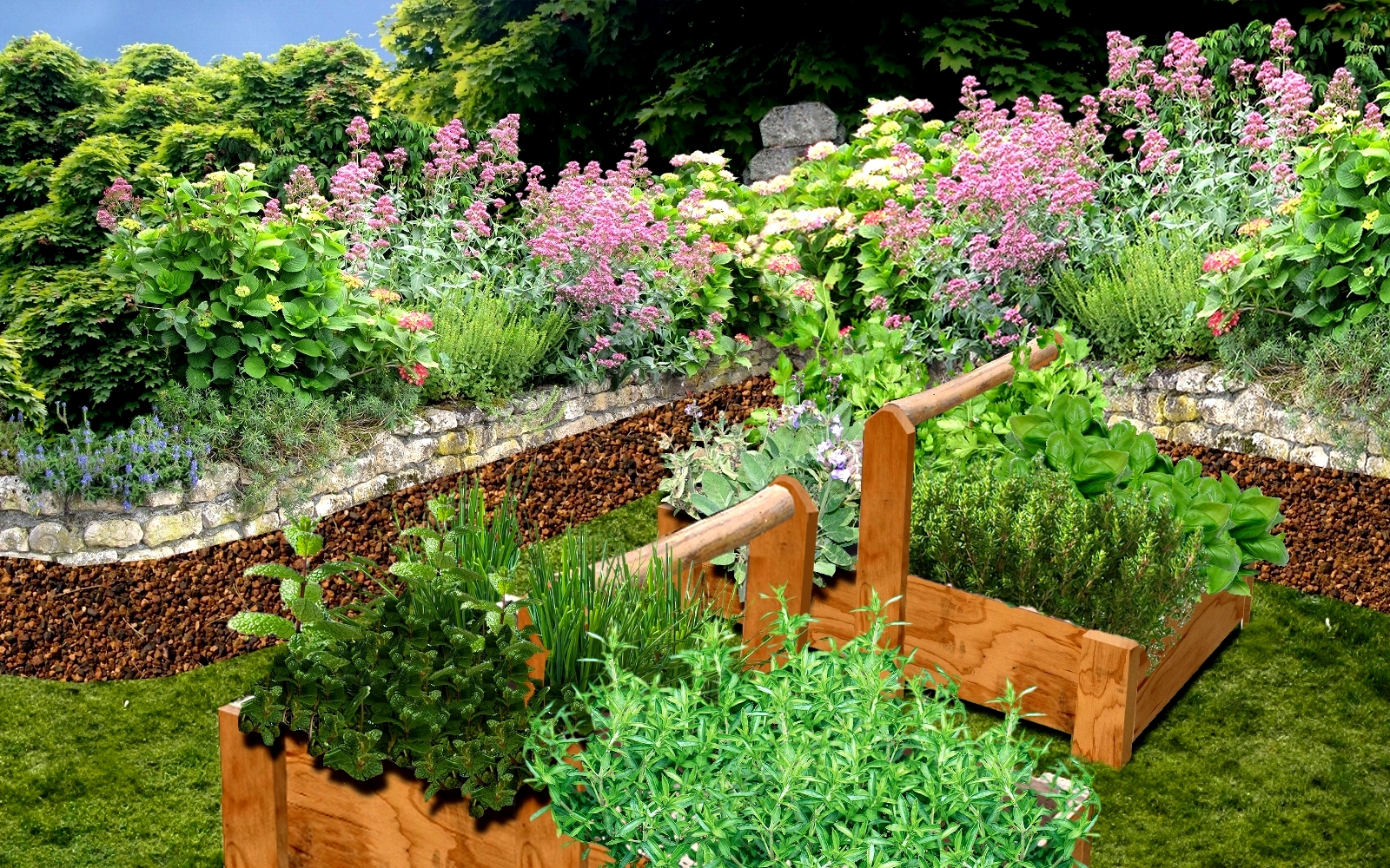 Creer Un Jardin Créer Un Jardin D Aromatiques Plan Jardin D Aromatiques