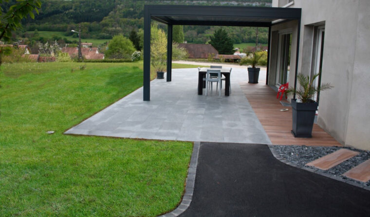 Dalle Beton Terrasse Amenagement Terrasse Beton Nv95