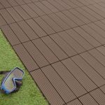 Dalle Composite Terrasse Dalle Terrasse Posite Clipsable Chocolat 30 X 30 Cm