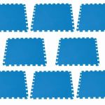 Dalle De sol Piscine Tapis De sol Intex Puzzle 1 9m² Coloris Bleu Piscine Hors