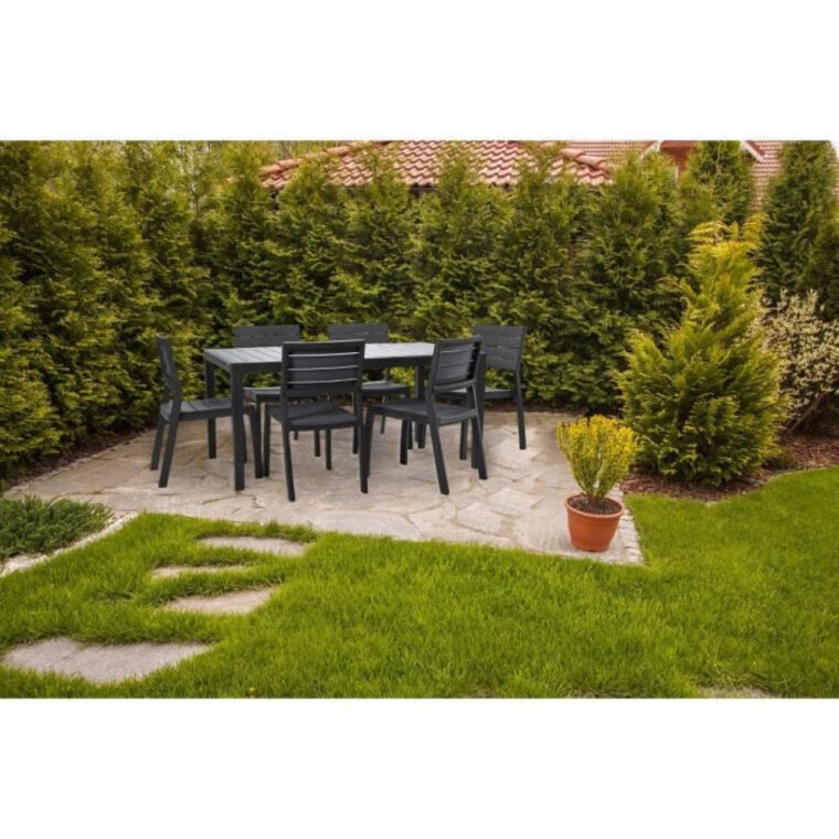 Ensemble Jardin Resine Keter Ensemble De Jardin Harmony En Résine Imitation Bois
