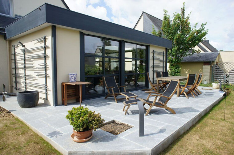 Extension toit Terrasse Idée Véranda Maison Extension toit Terrasse Idée Véranda Maison