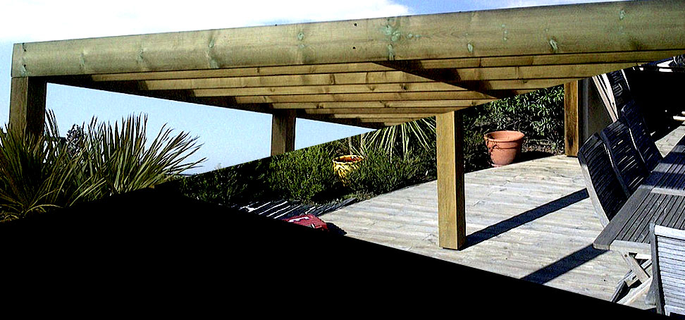 Fabrication Terrasse Bois Ouvrage Bois Capport Pergola Terrasse Appentis