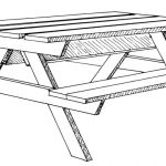 Fabriquer Table De Jardin Plan Pour Fabriquer Une Table De Jardin En Bois