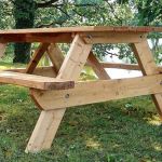 Fabriquer Table De Jardin Table En Bois Avec Banc Exterieur Tables S the