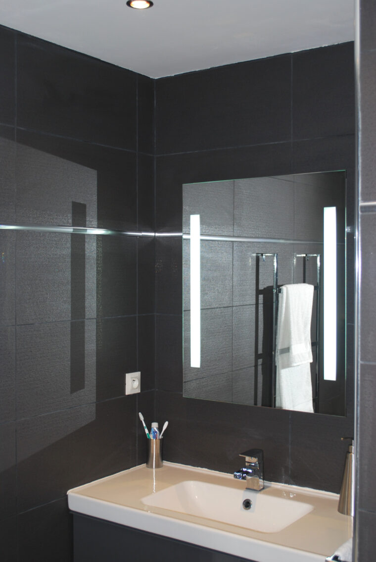 Faience Salle De Bain Moderne Awesome Modele Carrelage Salle De Bain Noir Et Blanc