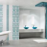 Faience Salle De Bain Moderne Santorini Bathroom Contemporary Bathroom