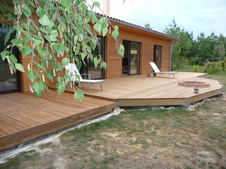 Faire Terrasse Bois Construction D Une Terrasse En Bois