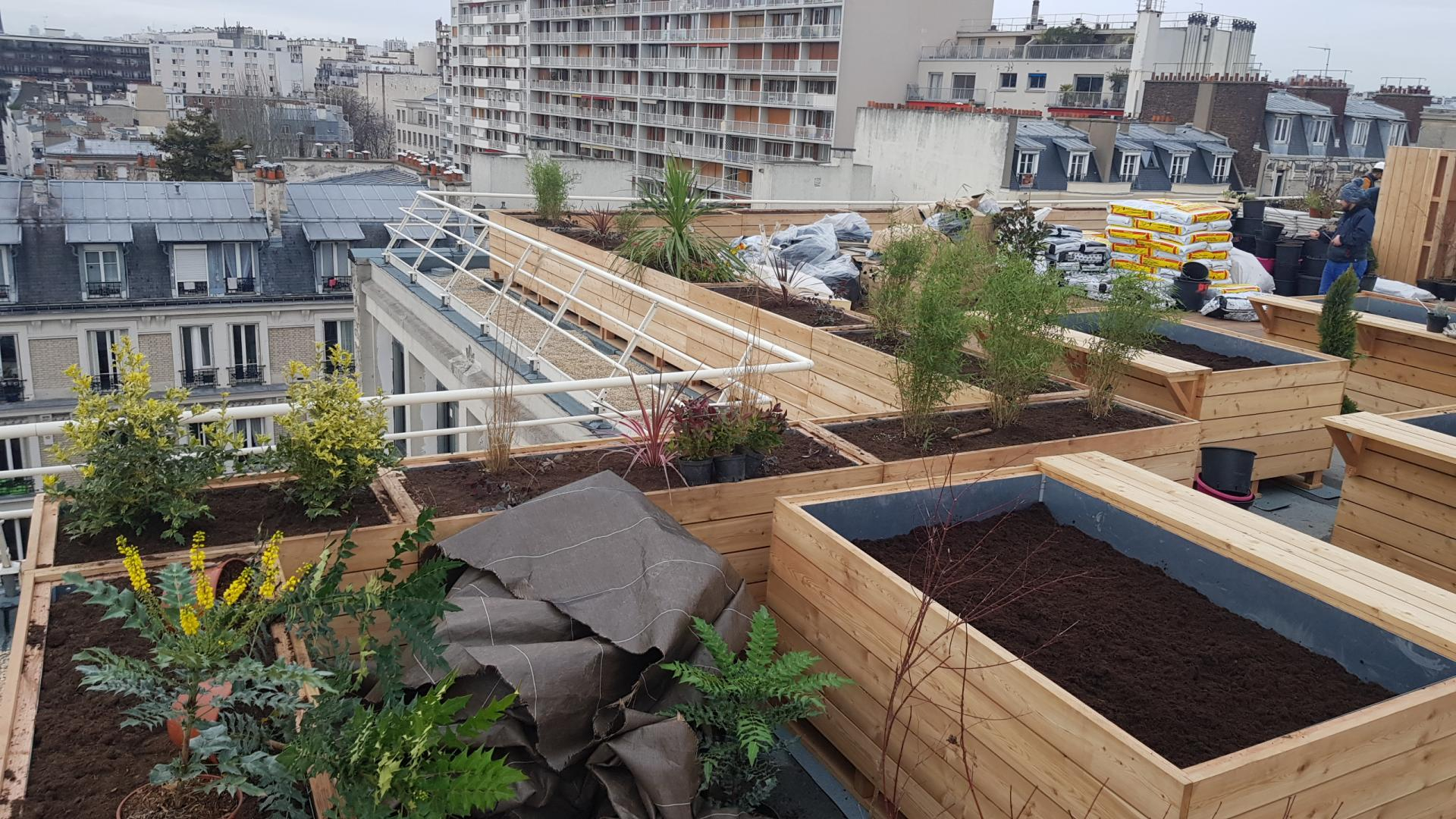 Faire Un toit Terrasse Fabrication Vente De Jardinières Et Bacs à Fleurs En Bois