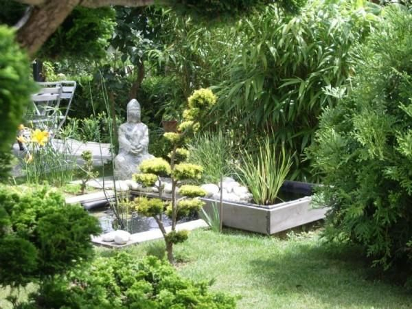 Fontaine Zen Jardin Un Jardin Zen à L Esprit asiatique Fontaine Bambous Et