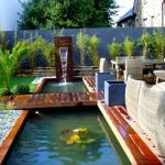 Forme Terrasse Bois originale Bassin D Eau Dans Le Jardin 85 Idées Pour S Inspirer
