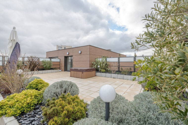 Garage toit Terrasse Duplex toit Terrasse Lyon Garage