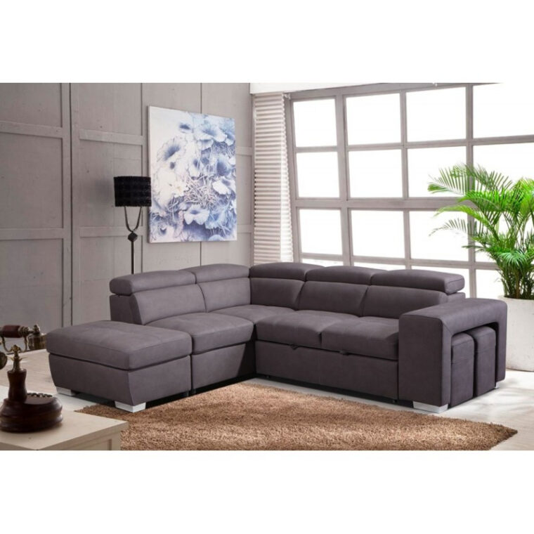 Grand Canapé D Angle Convertible Canapé D Angle Convertible Gauche Taupe Austin