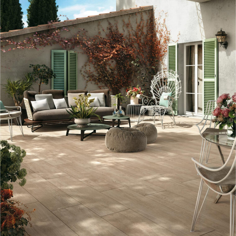 Gres Cerame Pleine Masse Dalle Grès Cérame Pleine Masse Siena Bois Blanc L 120 X