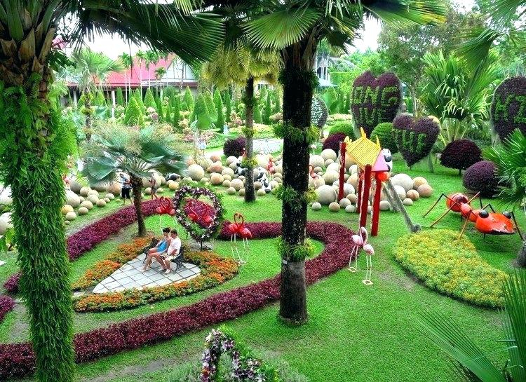 Idee Deco Jardin Jardin Avec Palmier Massif Palmier Palmier Latest X