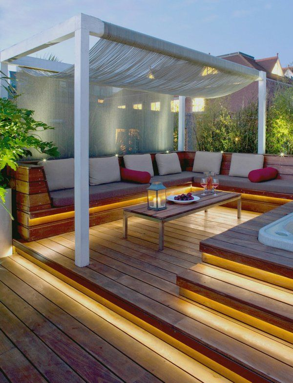 Idees Terrasses Exterieures Terrasse En Bois Ou Posite Idées Merveilleuses Pour L