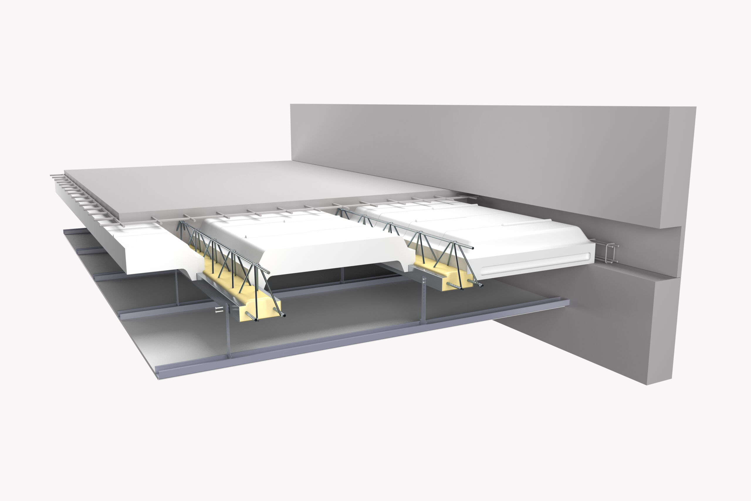 Isolation toit Terrasse Plancher D étage Avec Entrevous De Coffrage Polystyrène