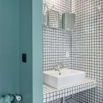 Joint De Carrelage Salle De Bain Bathroom Mosaïque Blanche Joints Noirs Bathroom