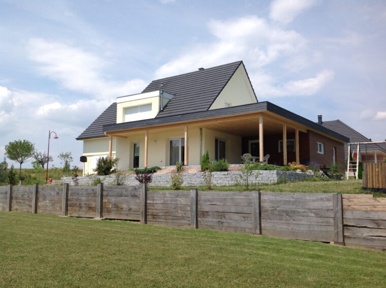 Maison toit Terrasse Terrasse toit Plat