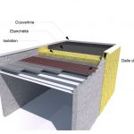 Membrane étanchéité toiture toiture Terrasse Beton isolation Exterieure
