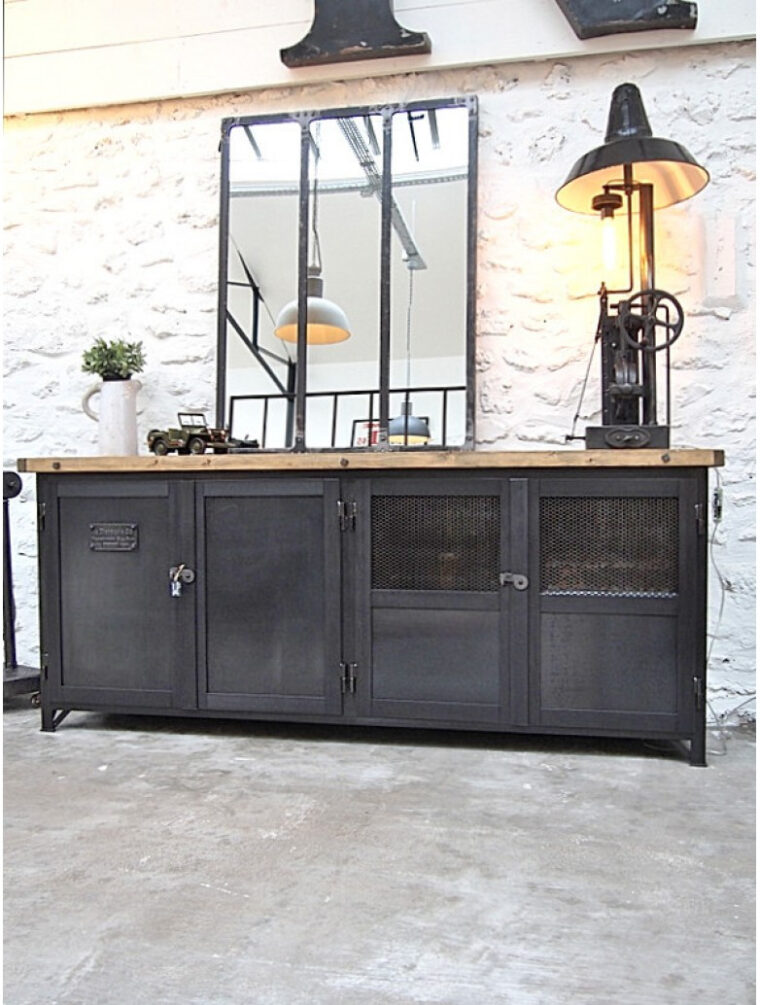 Meuble En Metal Exemple Fabrication Meuble Industriel