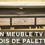 Meuble En Palette Meuble Tv En Bois De Palettes