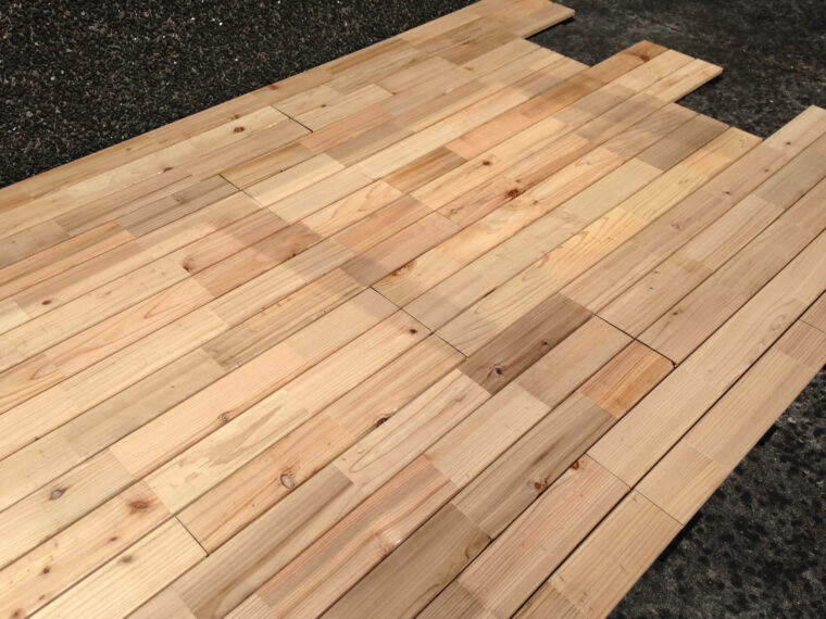 Parquet Massif Clipsable Patio En Bois De Cèdre Massif Clipsable Idéal Pour