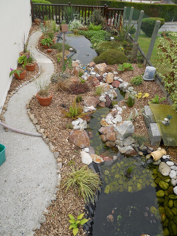 cours d'eau artificiel jardin