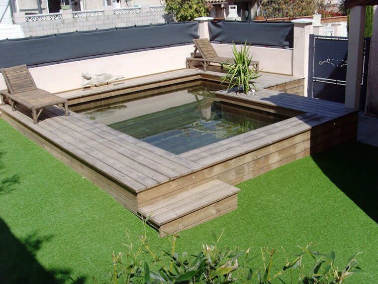 Piscine Hors sol Terrasse Piscine Hors sol En Bois Sur Mesure Haut De Gamme Natura