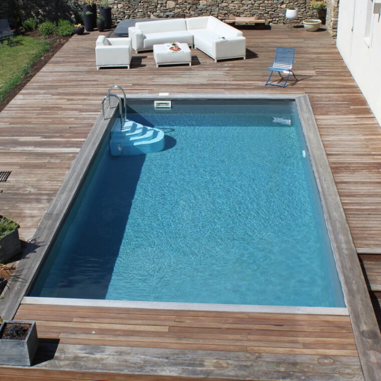 Piscine Rectangulaire Bois Piscine Bois Rectangulaire Sunbay Cardamon 12 18m X 4