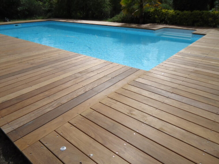 Plage Piscine Bois Deck 40 tour De Piscine Terrasse De Piscine En Bois Landes