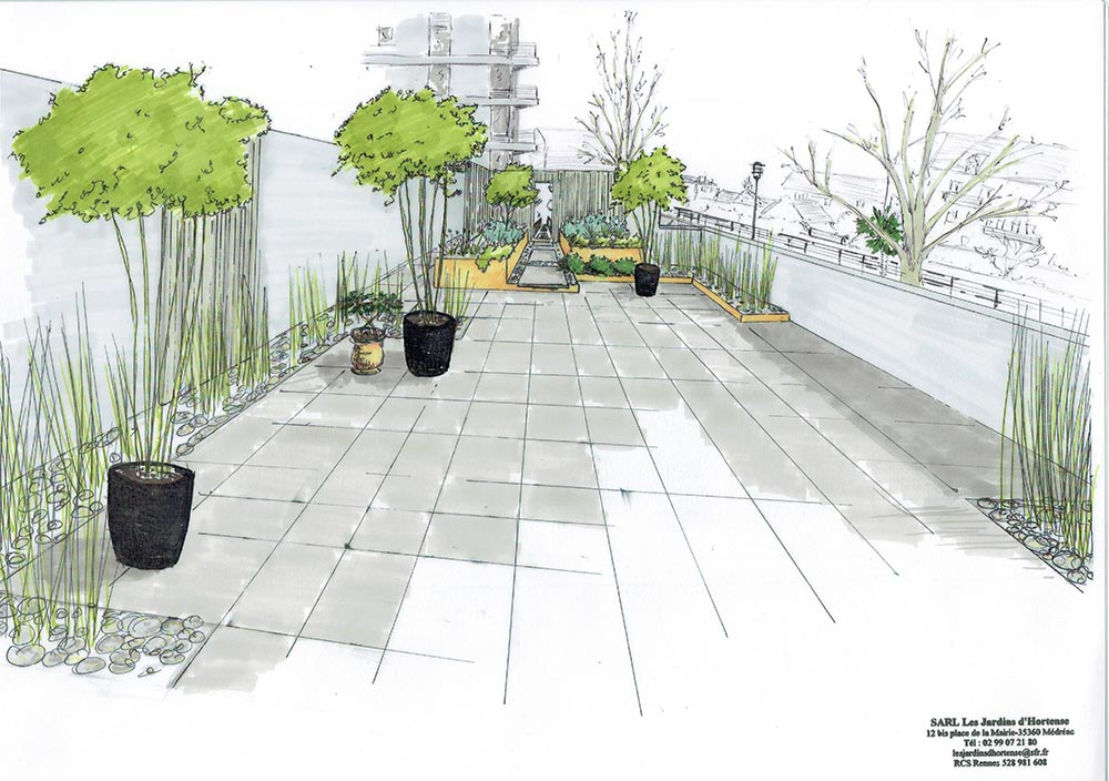 Plan De Jardin Paysager Aménagement De Jardin à Rennes Et Pacé Les Jardins D