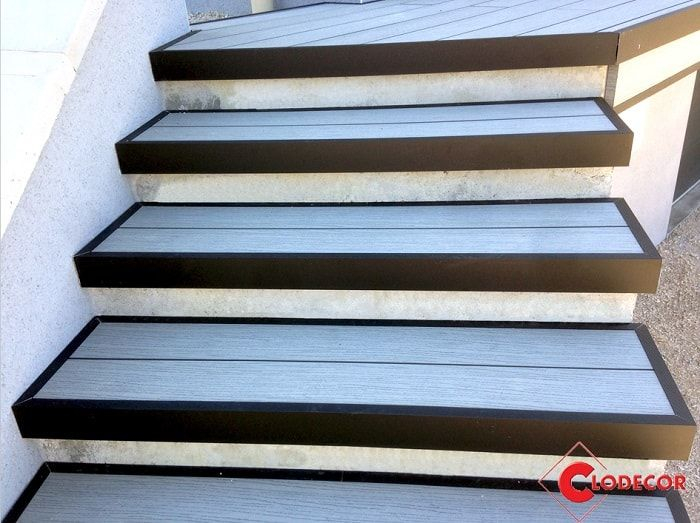 Planche Composite Terrasse Realiser Un Escalier En Lames Posites Océwood