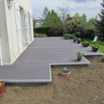 Plancher Terrasse Composite Plancher Terrasse En Bois Posite Gris Ligne &amp; Design
